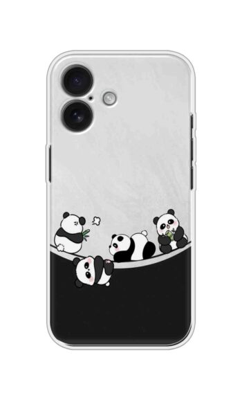Panda Chill Squad Soft Silicone Case