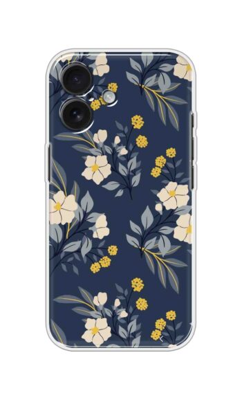 Navy Floral Elegance