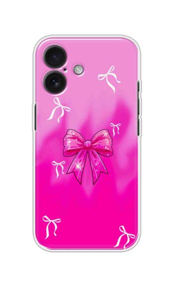 Hot Pink Bow Aesthetic Soft Silicone Case
