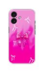 Hot Pink Bow Aesthetic Soft Silicone Case