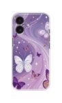 Purple Butterfly Galaxy Aesthetic Soft Silicone Case