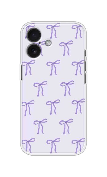 Lavender Ribbon Pattern Soft Silicone Case