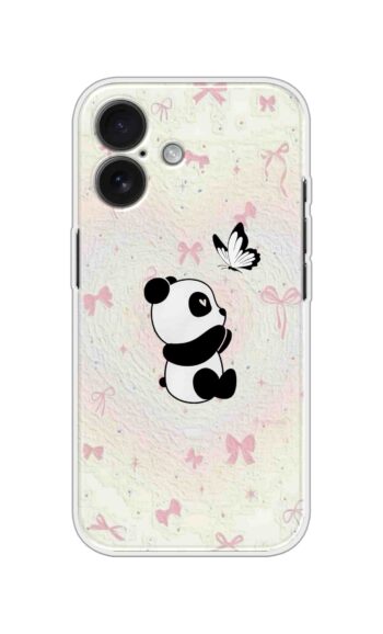 Cute Panda Butterfly Aesthetic Soft Silicone Case