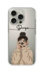 Camera Girl Aesthetic Custom Name Silicone Case
