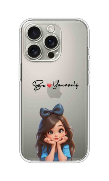 Be Yourself Cute Doll Aesthetic Custom Name Silicone Case