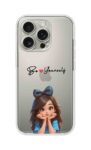 Be Yourself Cute Doll Aesthetic Custom Name Silicone Case