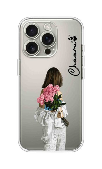 Secret Rose Bouquet Custom Name Silicone Case