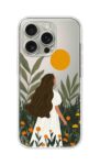 Sunset Field Girl Aesthetic Printed Clear Silicone Case