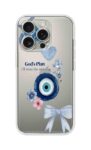 Blue Evil Eye Spiritual Art Printed Clear Silicone Case