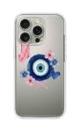 Floral Evil Eye Aesthetic Printed Clear Silicone Case