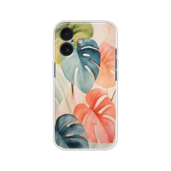 Pastel Tropical Leaves