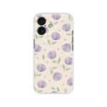 Lavender Petals & Hearts Soft Silicone Case