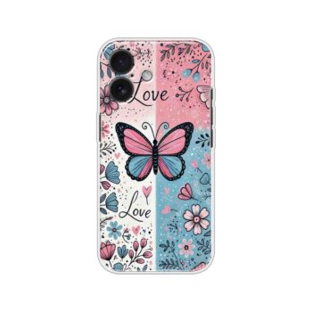 Butterfly Floral Love Art Soft Silicone Case