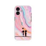 Pastel Couple Love Art Soft Silicone Case