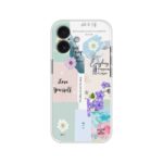Self Love Floral Quote Collage Soft Silicone Case