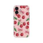 Cherry Bow Aesthetic Soft Silicone Case