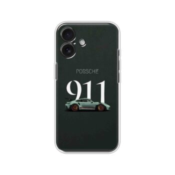 Dark Theme Porsche 911 Illustration Case