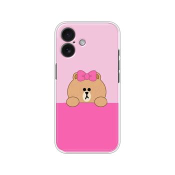 Pink Bow Teddy Soft Silicone Case