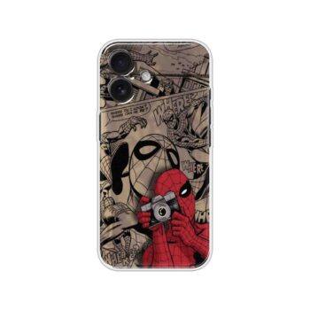 Spiderman Comic Camera Printed Silicone Case