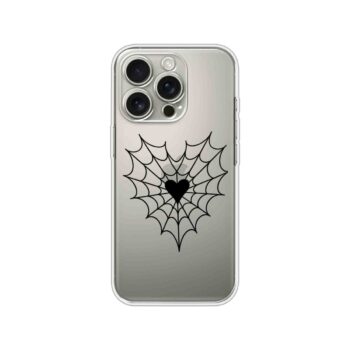 Spiderman Heart Web Printed Silicone Case