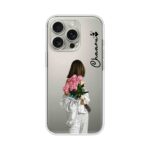 Secret Rose Bouquet Custom Name Silicone Case