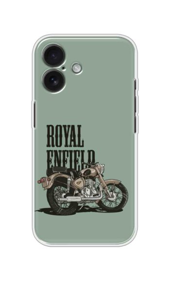 Royal Enfield Classic Bike Printed Silicone Case