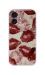 Red Lips Pattern Printed Silicone Case