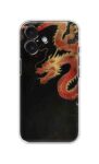 Red & Gold Dragon Art Printed Silicone Case