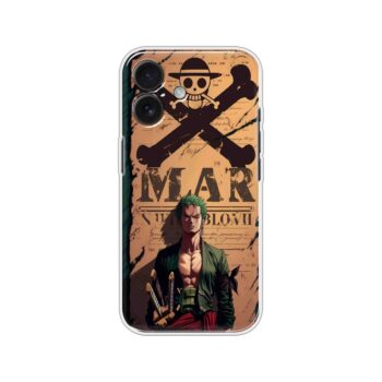 Zoro Straw Hat Flag Printed Silicone Case