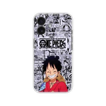 Luffy Manga Collage Printed Silicone Case
