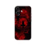 Red Moon Shadow Warrior Dark Anime Printed Silicone Case