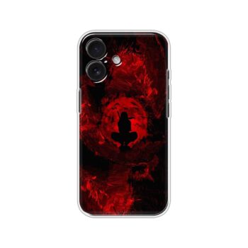 Red Moon Shadow Warrior Dark Anime Printed Silicone Case