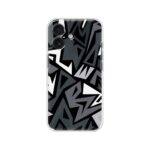 Abstract Geometric  Printed Silicone Case