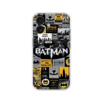 Batman Gotham Collage Printed Silicone Case