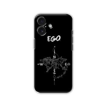 EGO World Map Compass Design Soft Silicone Case
