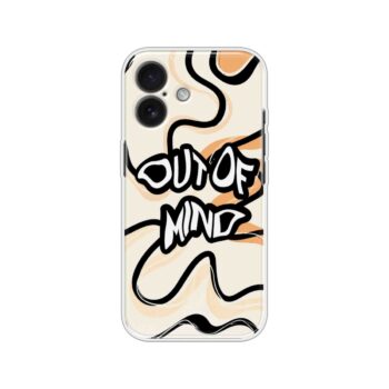 Out Of Mind Abstract Typography Soft Silicone Case