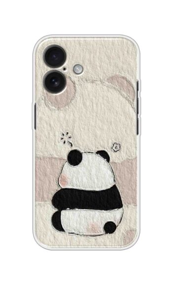 Adorable Panda Sketch Art Soft Silicone Case