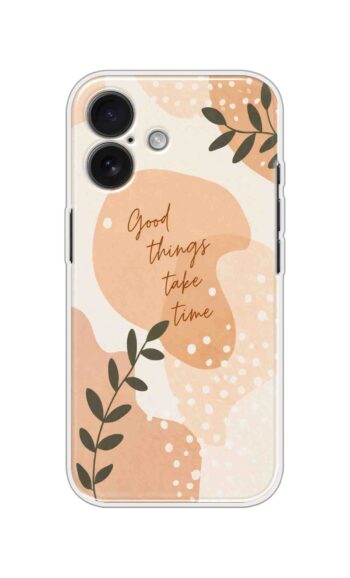 Good Things Take Time Aesthetic Soft Silicone Case