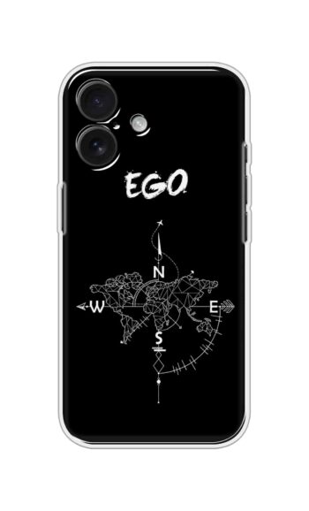 EGO World Map Compass Design Soft Silicone Case