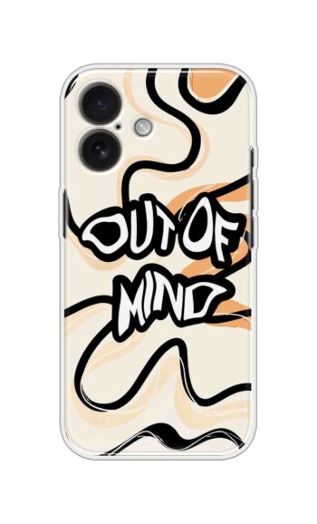 Out Of Mind Abstract Typography Soft Silicone Case