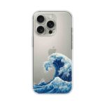 Great Ocean Wave Art Clear Soft Silicone Case